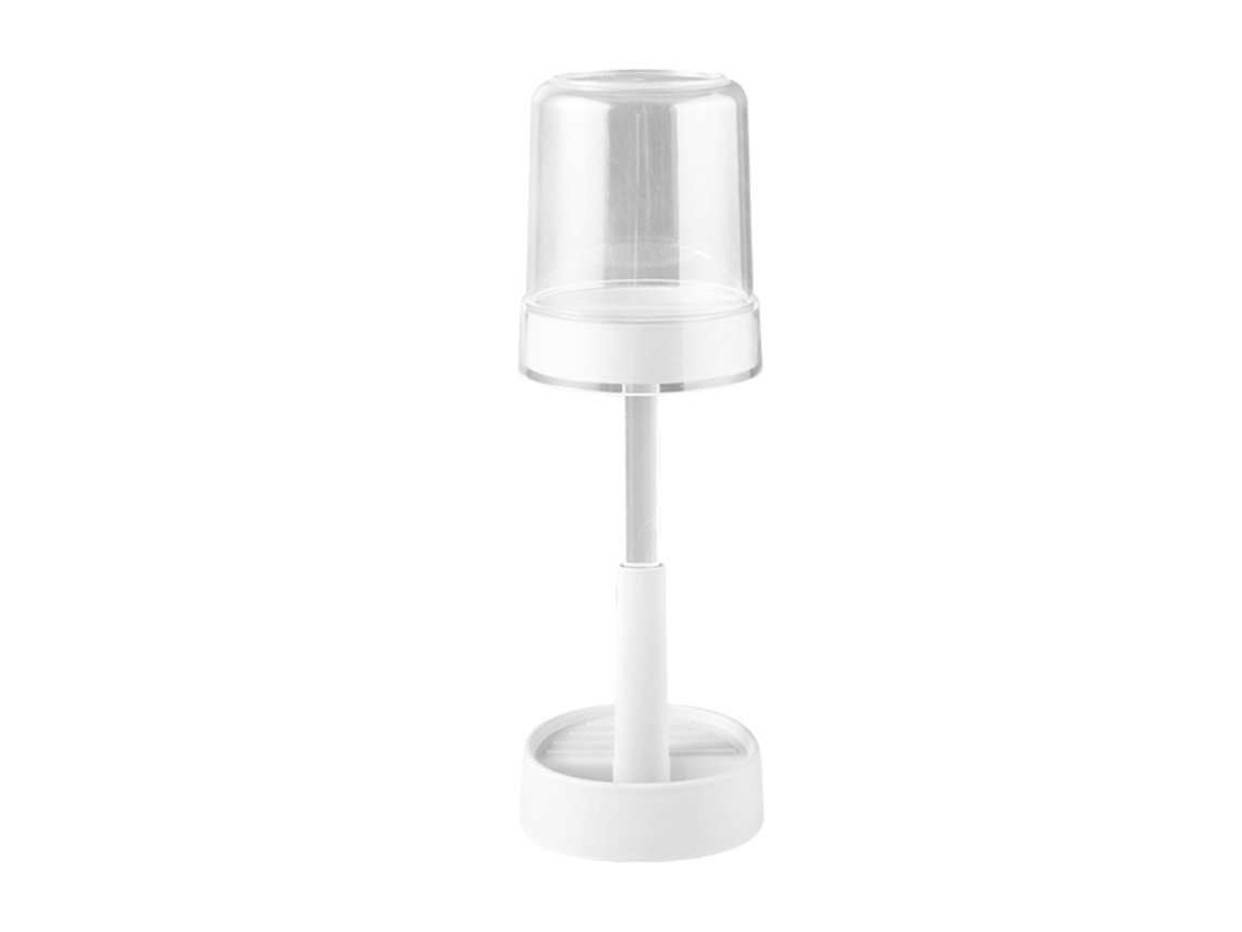 Portacepillos ajustable para cepillos de dientes, para dormitorio de estudiantes, suministros de baño, blanco