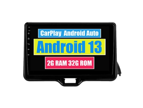 Autoradio Multimedia ROVERONE para Toyota Yaris Vios 2020 - 2023 CarPlay Android Coche Radio Bluetooth GPS Navegación