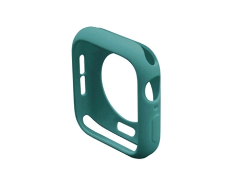 Carcasa de Reloj SLOWMOOSE Robusta de Silicona Série Apple (Verde - 38Mm Série 321)