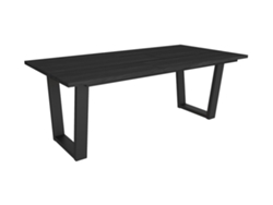 Mesa Comedor, 194x90x74cm, Para 10 Comensales, Muebles Comedor, Negro