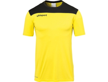 Camiseta de Hombre para Fútbol UHLSPORT Offense Poly Amarillo (XL)