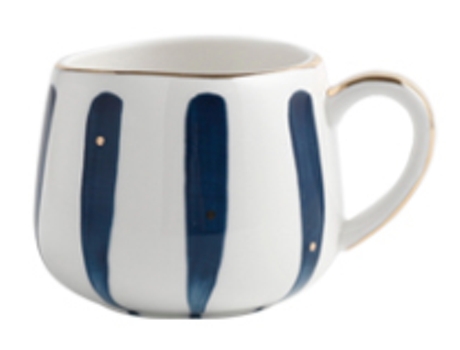 Taza XGF Taza de cerámica Luz de lujo de lujo nórdico café japonés simple taza de agua leche taza de la taza de la taza