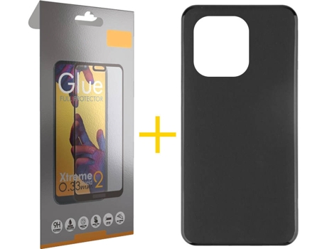 Kit Funda + Protector de Pantalla Xiaomi Mi 11 5G SKYHE Liso 12 Negro
