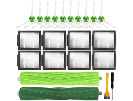 Escova de rolo escova lateral filtro hepa para irobot roomba i7 i7+ i3 e5