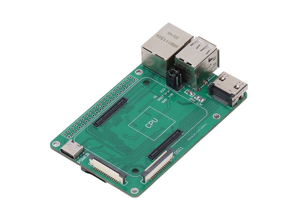 Veloriskku-placa Base De Expansión Io Mini Para Cm4 Com Porta Usb2.0, Hdmi E Rj45