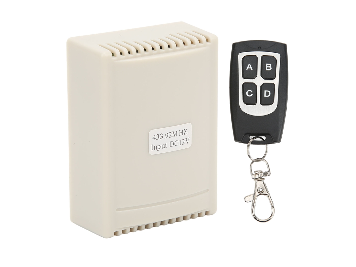 Kit De Control Remoto Inalámbrico Con Relé De 4 Canales Y 12 V Para El Control Industrial De Puertas Y Ascensores.