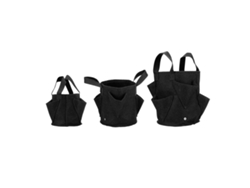 Maceta Redonda Negra Ultragruesa De 2 Mm Para Plantar, De Fieltro No Tejido. Bolsas De Cultivo.