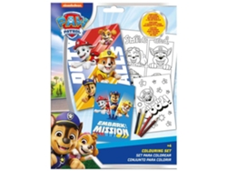 Conjunto Para Colorir Com Notebook Patrulha Pata Pw20004 Nickelodeon