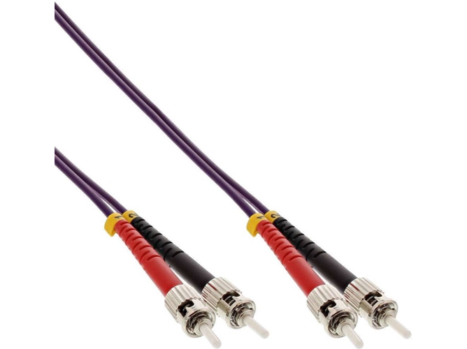 Cable de Fibra Óptica INLINE (50 cm - Morado)