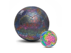 Balón De Fútbol Reflectante De Pu Con Bomba Para Entrenamiento Y Juegos Nocturnos Deportivos
