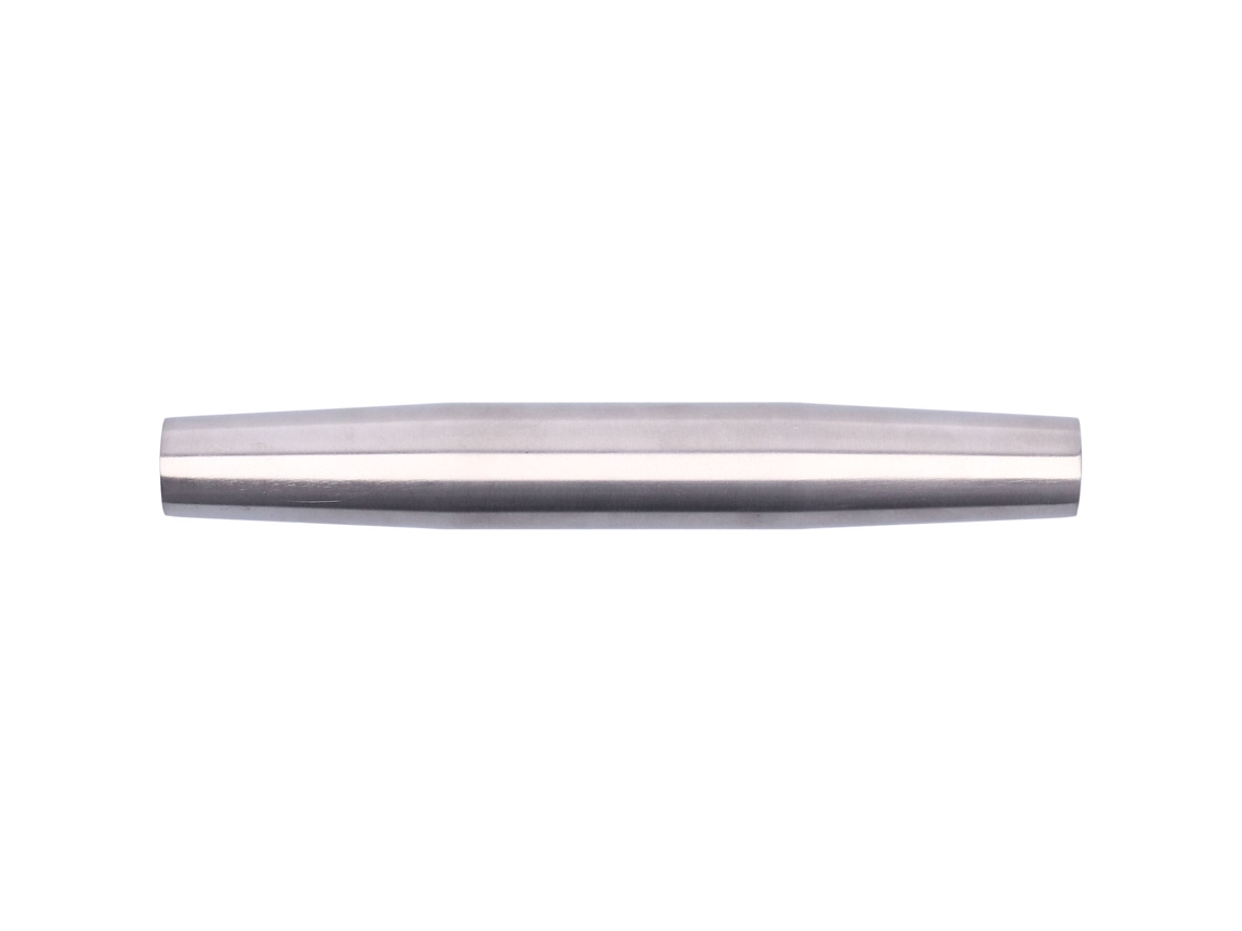 Rodillo Antiadherente De Acero Inoxidable Para Galletas, Dulces Y Frutos Secos, 23 Cm.