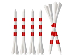 Juego de 50 tees de golf, accesorios para tees de golf rojos Digitallab