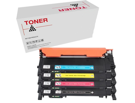 Paquete 4 Tóner Compatible Hp W2070A W2071A W2072A W2073A 117A