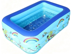 Piscina Hinchable Para Niños – Juego Acuático Con Tapón De Drenaje, Piscina Hinchable Para Niños En El Jardín, Para