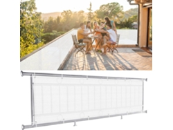50 X 200 Cm, Pantalla Privacidad, Hdpe, Protección Uv, Opaca, Para Balcón