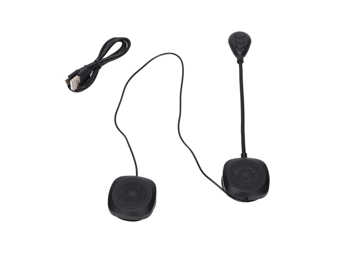 Fone De Ouvido Bluetooth Para Capacete De Motocicleta Ultra Fino Com Fala Automática E Controle De Volume