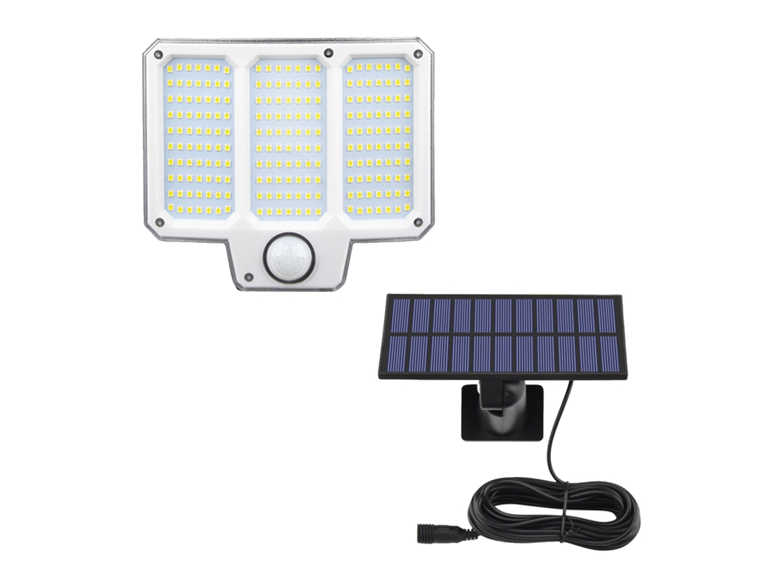 2026-as-luz Solar Con Sensor De Movimiento 300lm Panel Solar Desmontable Control Remoto Para Patio Garaje