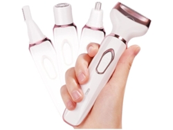 Afeitadora Eléctrica Para Mujer, 4 En 1 Para Rostro, Nariz, Piernas Y Axilas.