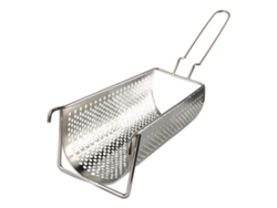Freidora de acero inoxidable con filtro de malla Lowmoose