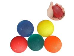 2026rebe-5 Pelotas De Agarre Tpr Para Entrenamiento De Fuerza Y Alivio Del Estrés Para Adultos Y Niños