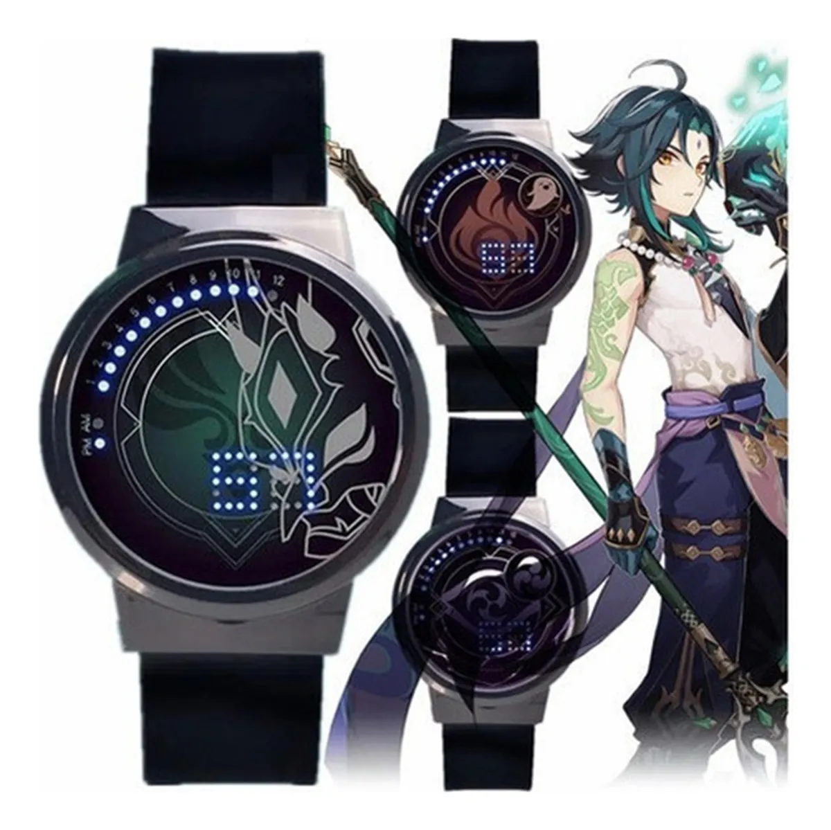 Reloj inteligente deportivo Genshin Impact para hombre y mujer, vayotoy