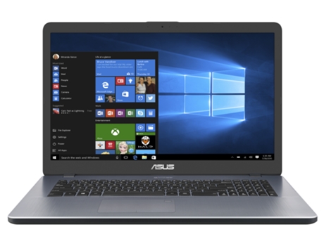Portátil ASUS 63787 6442 (17.3 '' - Intel® Pentium® 4405U - RAM: 8 GB - 512 GB SSD - Intel® HD Graphics 510)