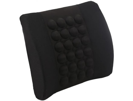 Cojin Lumbar para asientos de Coches sillas Almohada cojin para Cintura (Negro) COSHANO