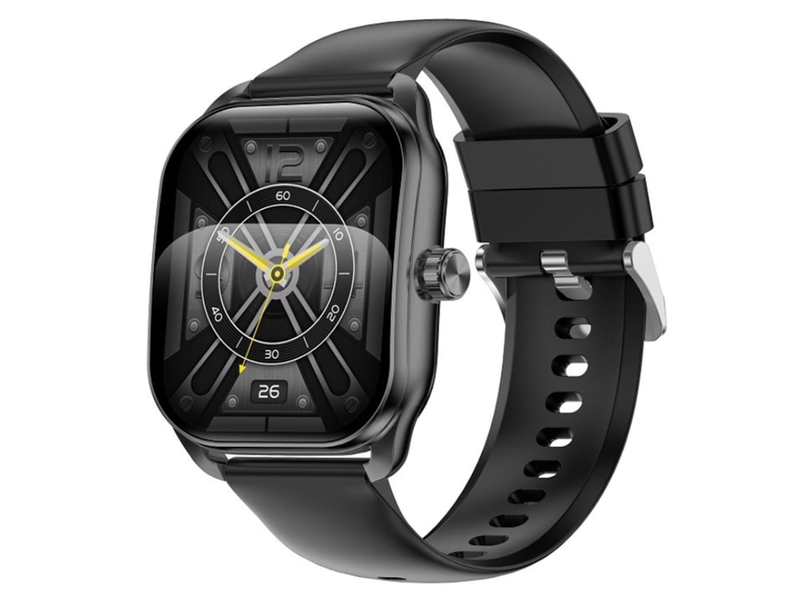Reloj inteligente militar Curve 2.01 para hombre, con monitor de frecuencia cardíaca y sueño, de Yunzii.