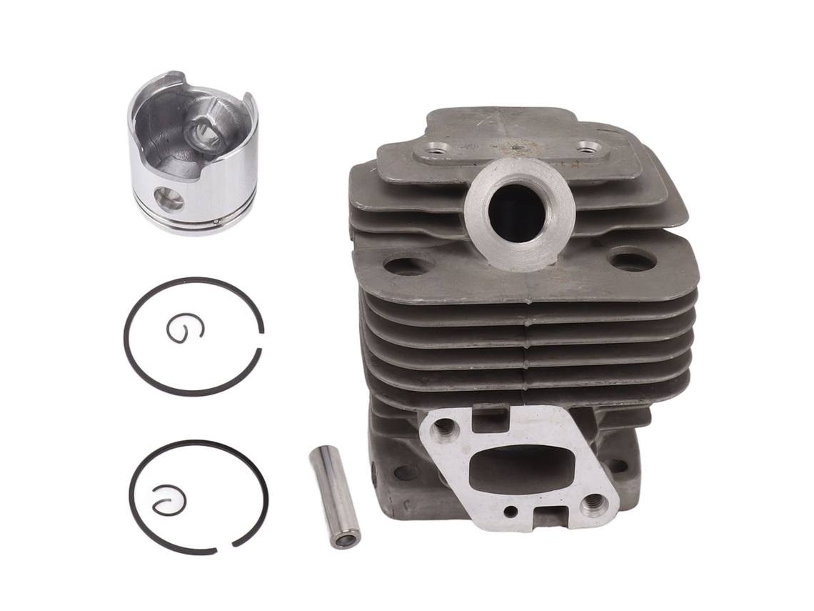 Kit de cilindro y pistón de aluminio de 38 mm para motosierras eléctricas SRM 350ES y SRM 3605.