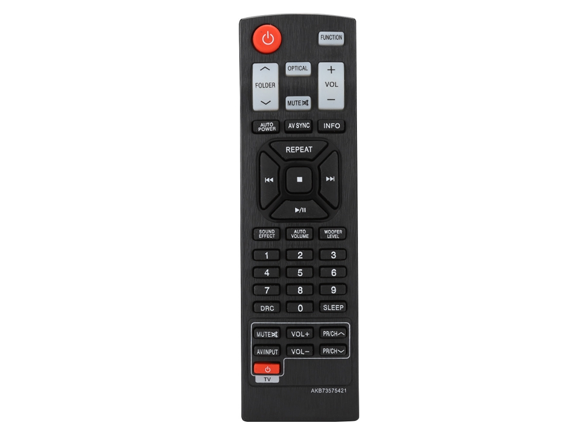 Mando A Distancia Alternativo Para Barra De Sonido Lg Akb73575421 Nb3530a Nb4530a - Negro