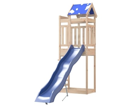 Parque infantil de exterior de VIDAXL madera maciza de pino