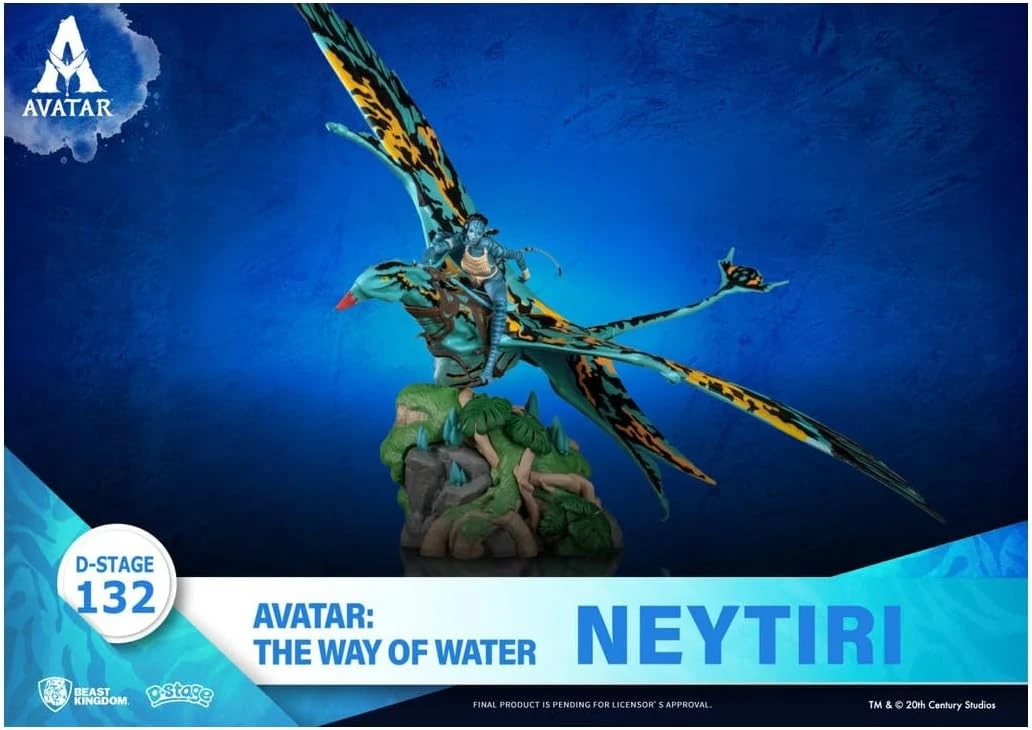 Neytiri y Banshee Avatar La Forma Del Agua Figura Diorama 15 Cm BEAST KINGDOM