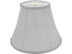 Lámpara de mesa cónica de lino con forma de campana, 33 x 23 x 18 cm, plegable, para lámparas de pared y de mesa.