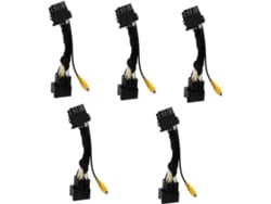 Conjunto De 5 Adaptadores Para Câmera De Ré Automotiva