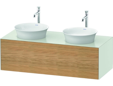 DURAVIT Tulip blanco, mueble de pared, ancho 1300 x fondo 550mm, con 1x extraíble, con tecnología tip-on, WT4978B