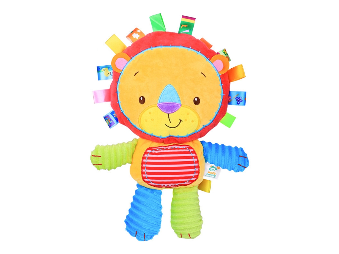 (león) Peluche De Animal Suave Con Sonajero Incorporado, Juguete Sensorial