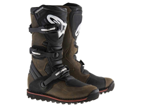 Botas Unisex ALPINESTARS Tech T Marrón para Motociclismo (EU 39)