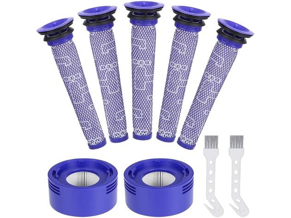 Cepillos De Limpieza De Prefiltros Y Filtros De Repuesto Hepa Para Dyson V7 Y V8