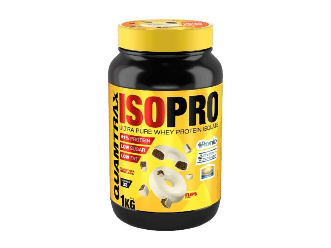 Isopro Cfm - 1kg Chocolate Blanco Con Choco Rings Quamtrax