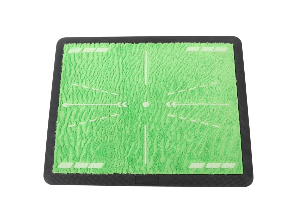 Tapete De Entrenamiento De Golf Antideslizante Para Practicar En Interiores Y Exteriores, Que Simula Un Campo De Golf Real.