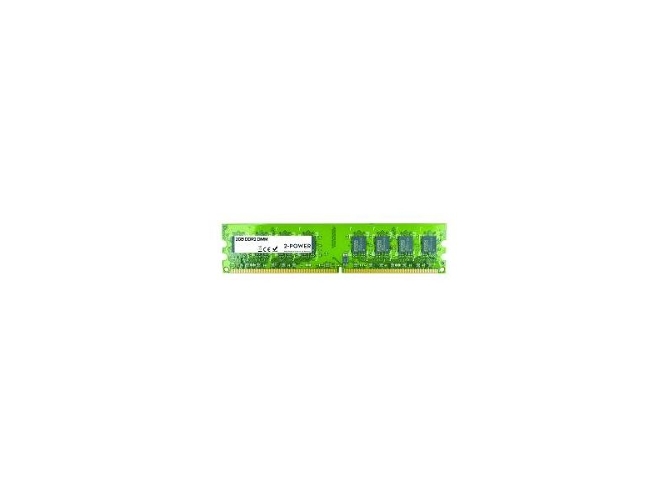 Memoria RAM DDR2 2-POWER  (1 x 2 GB - 800 MHz - CL 6 - Verde)