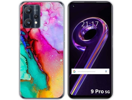Carcasa para Realme 9 Pro 5G TUMUNDOSMARTPHONE Dibujos Mármol 15 Multicolor