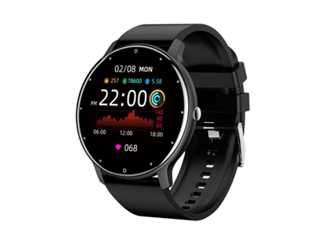 Smartwatch 1 Monitor de presión arterial para correr de 28 pulgadas Compatible con Android iOS Negro