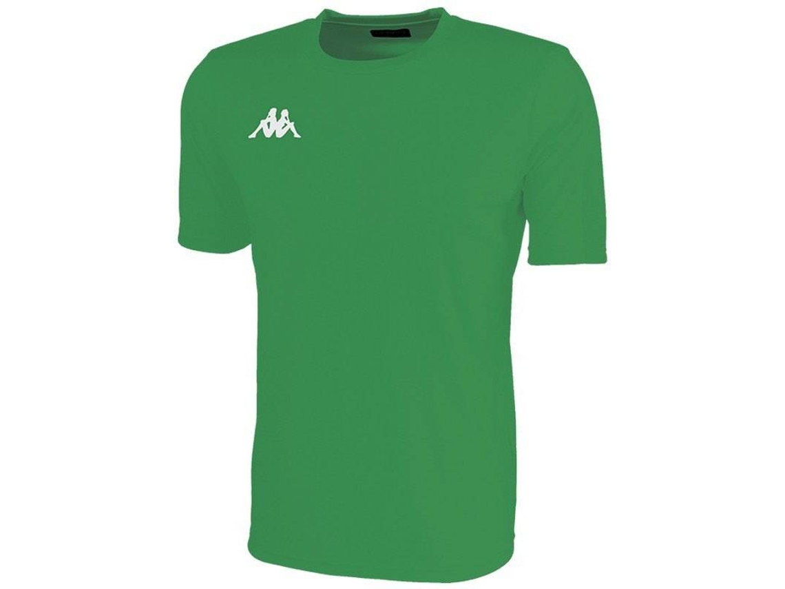 Camiseta para Hombre KAPPA Rovigo Verde para Fútbol (12 Años)