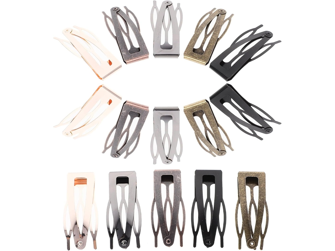 Lot De 40 Pinces A Cabello En Métal Pression Pequeñoes Pour Mujers Couleurs Variées Accessoires
