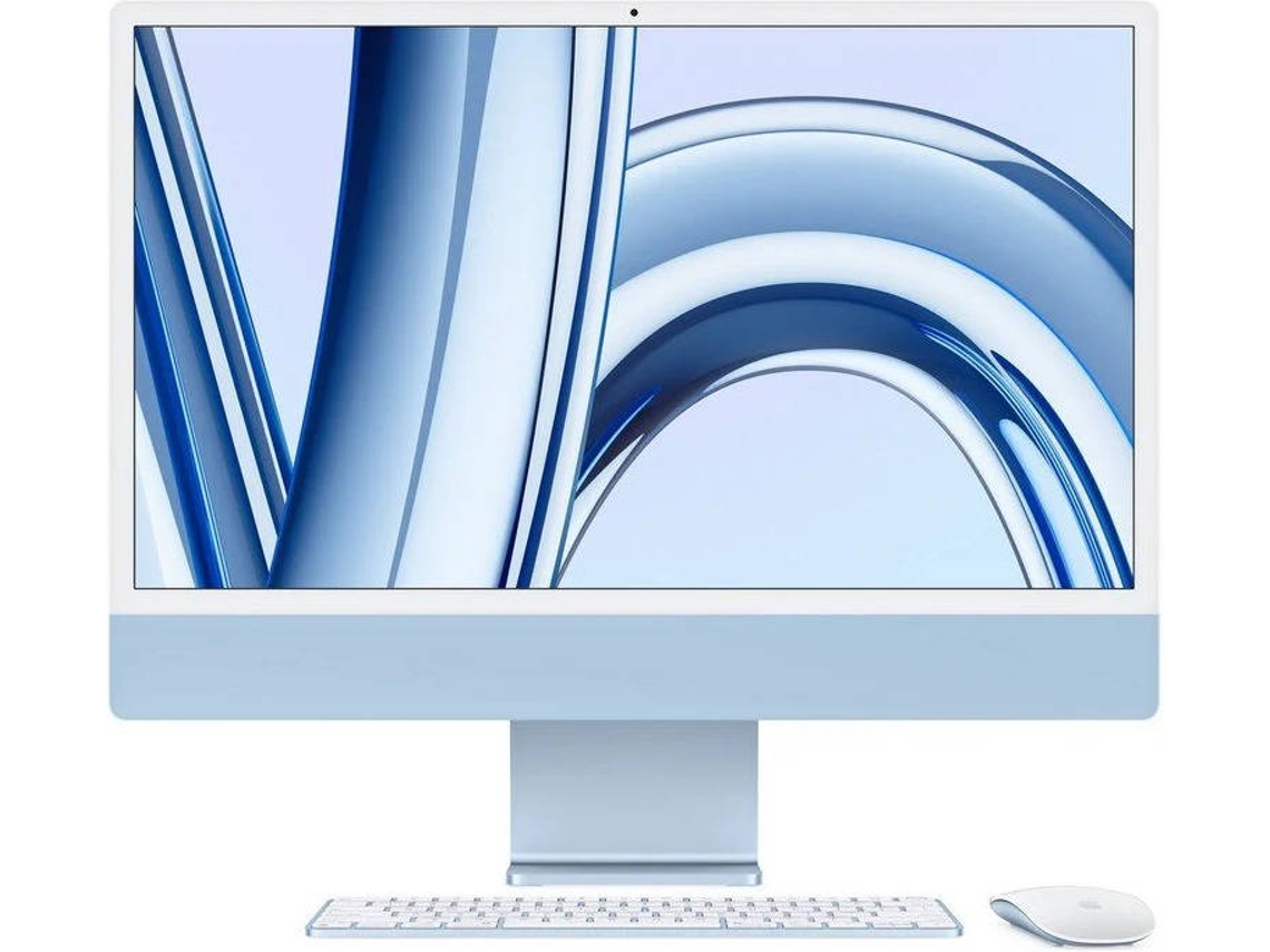 iMac APPLE Azul CTO (24" - Apple M3 10-core - RAM: 16 GB - 512 GB SSD - GPU 10-Core)