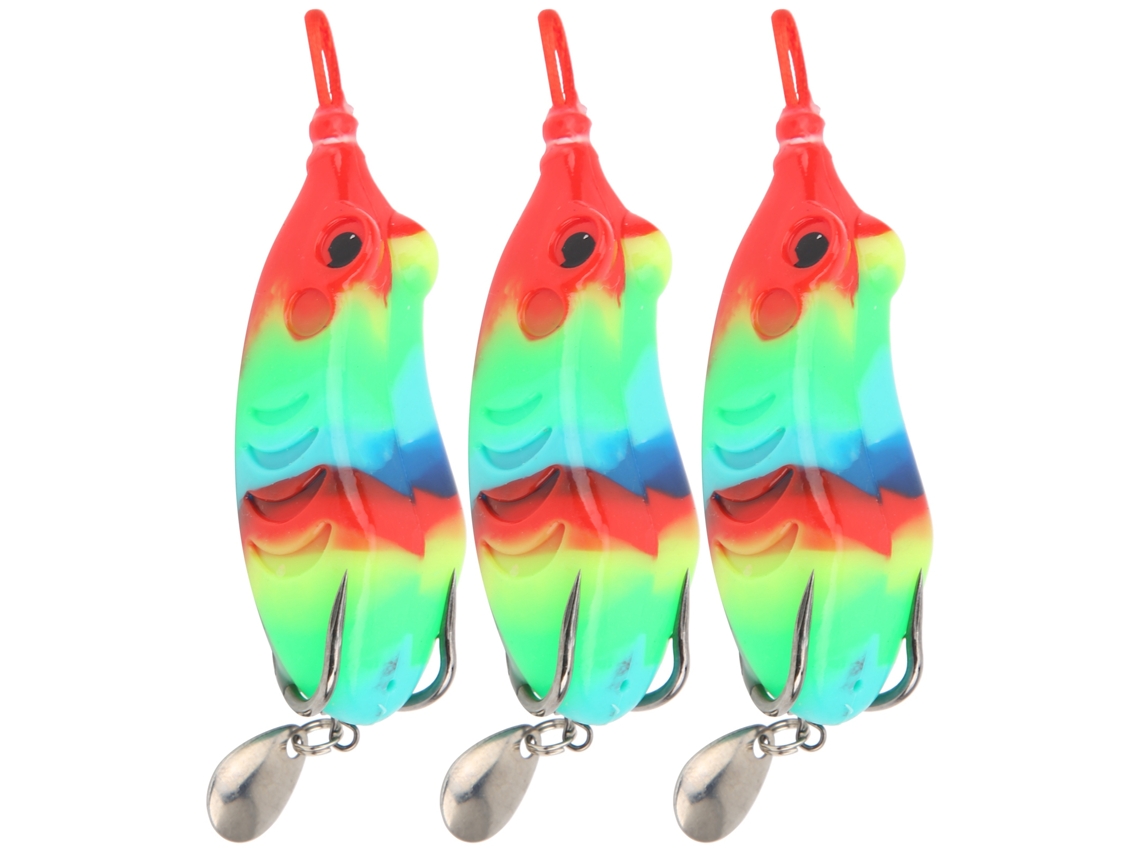 2026rebe-3pcs/set Señuelos Artificiales De Pesca Bait Suave Modificado Plastico Kit Set10 Lures