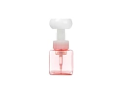 Garrafa Dispensadora De Espuma De Sabão Líquido Vazia 250ml Cor Rosa Petg Pp Portátil Viajem Cozinha Banheiro