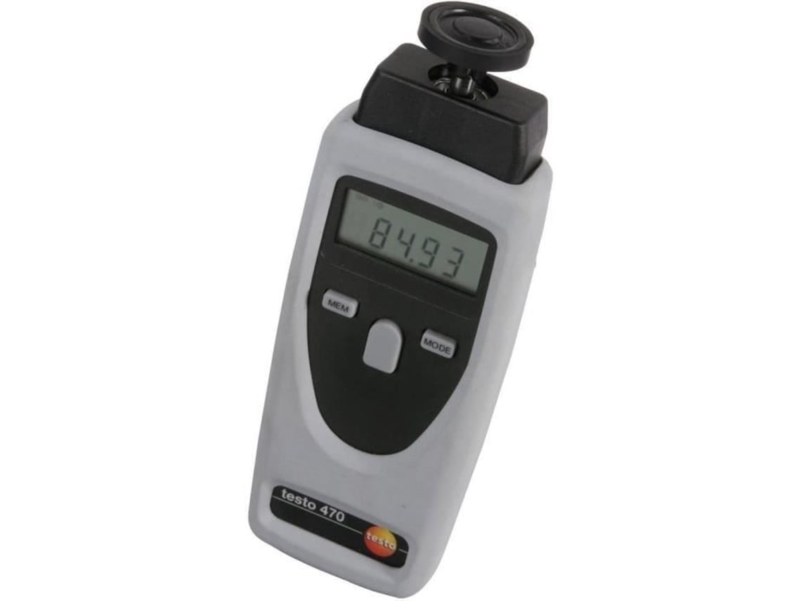 Tacómetro Testo 0563 0470 Óptico, Mecánico 1 19.999 Rpm 1 99.999 Rpm