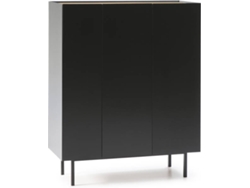 Aparador BAZAR MONDIALE Arista (Negro - MDF - 95x40x120 cm)